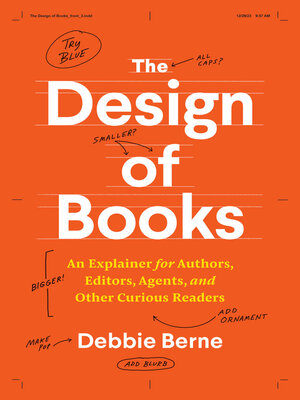 cover image of The Design of Books
